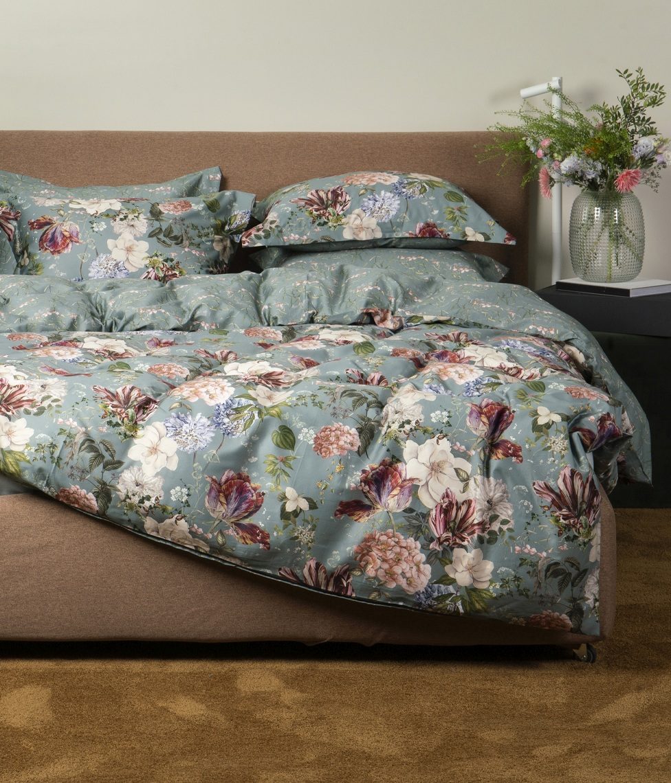 Комплект постельного белья DecoFlux DREAMY OCEAN — обратная сторона двустороннего комплекта GARDEN EMERALD/DREAMY OCEAN